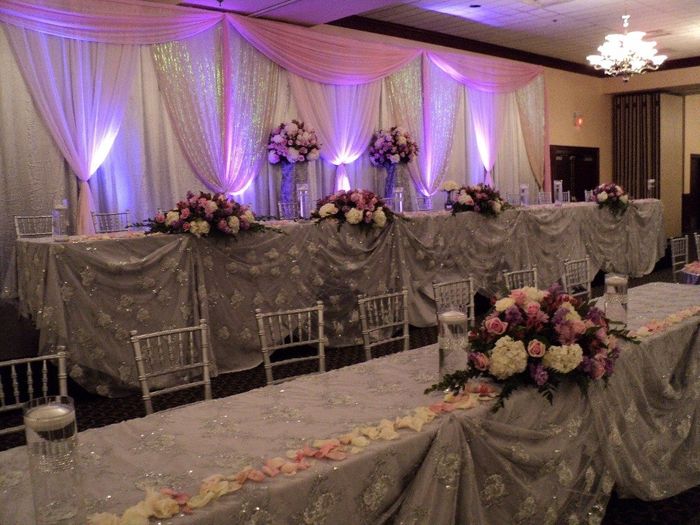 tiered head tables