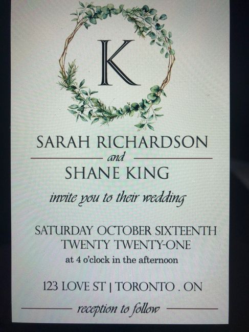 Creating our own invites/rsvp 3