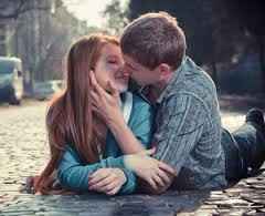 Our first kiss