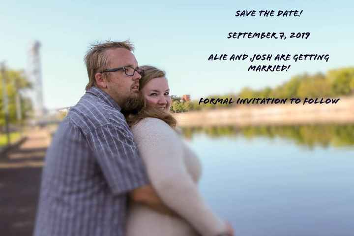 Pics or no pics in your Save the Date? - 1