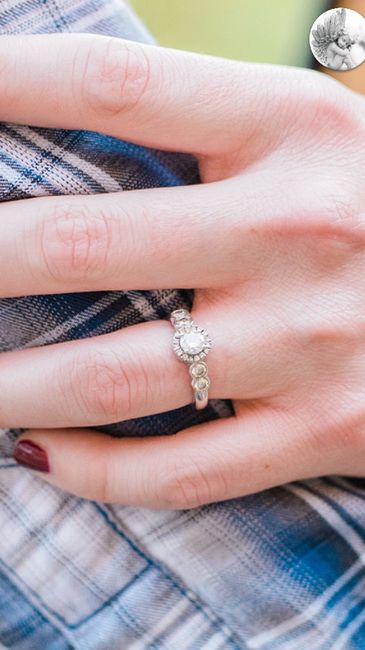 Let’s see those beautiful engagement/wedding rings! 21