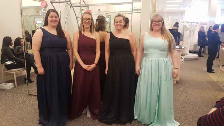 Show off your bridesmaid dresses! - 1