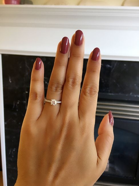 Engagement rings, haven't seen any posted. 1