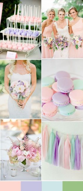 What colours are you using in your wedding decor? 8
