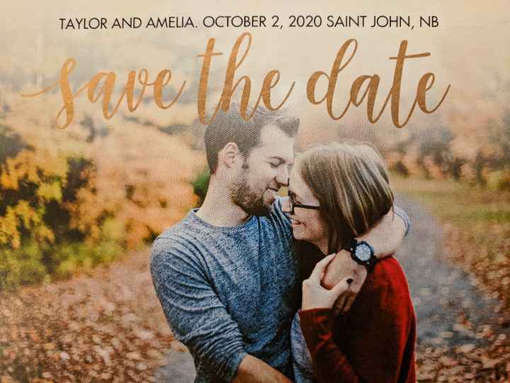 Wedding invite/save the date. - 1