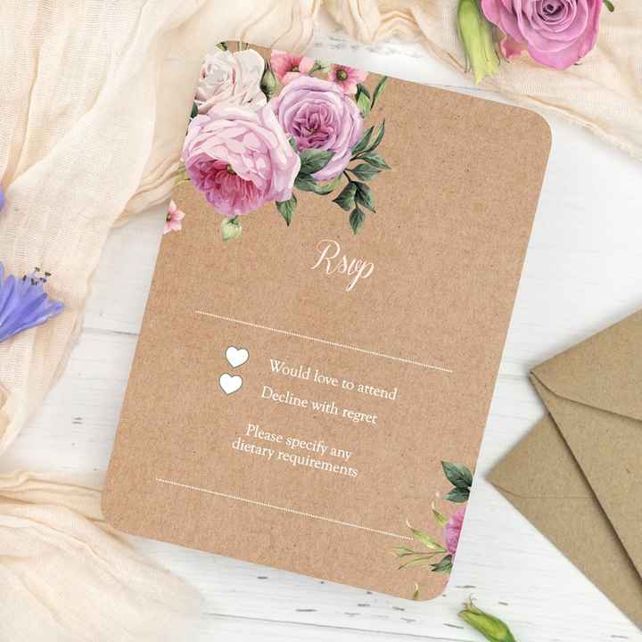 Did you have any declines to your wedding? - 1