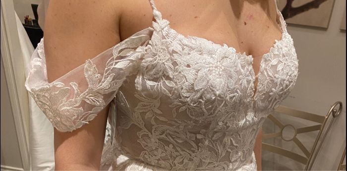 Did anyone change their dress neckline in alterations? Can it be done? 2