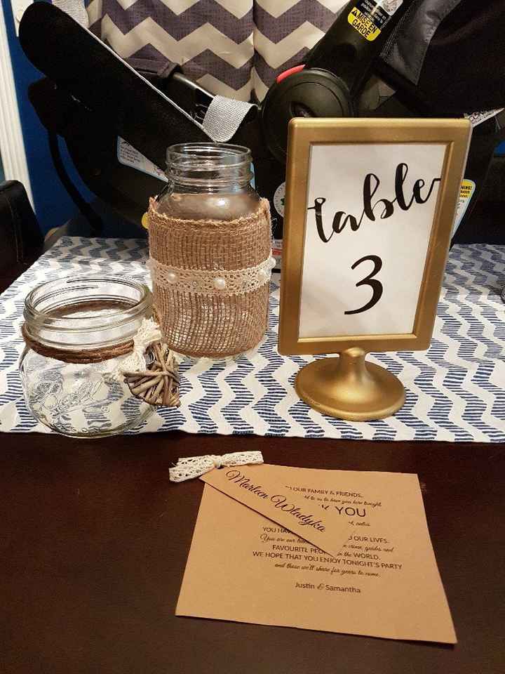 Beautiful simple yet elegant gold center pieces. - 1