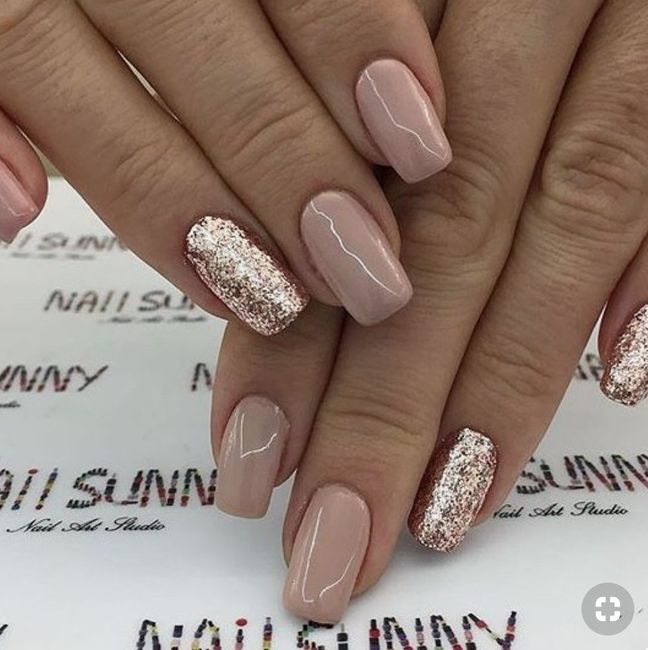 Wedding day nails 6