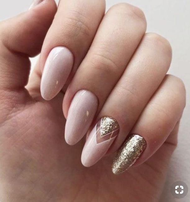 Wedding day nails 5