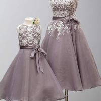 short bridesmaid dresses with floral lace cover up KSP494