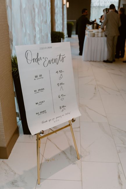 Wedding signs, did you buy or Diy? 9