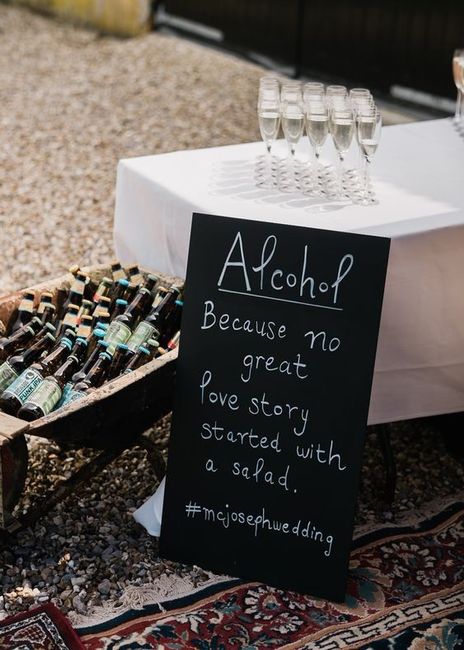 cocktail hour signage inspo