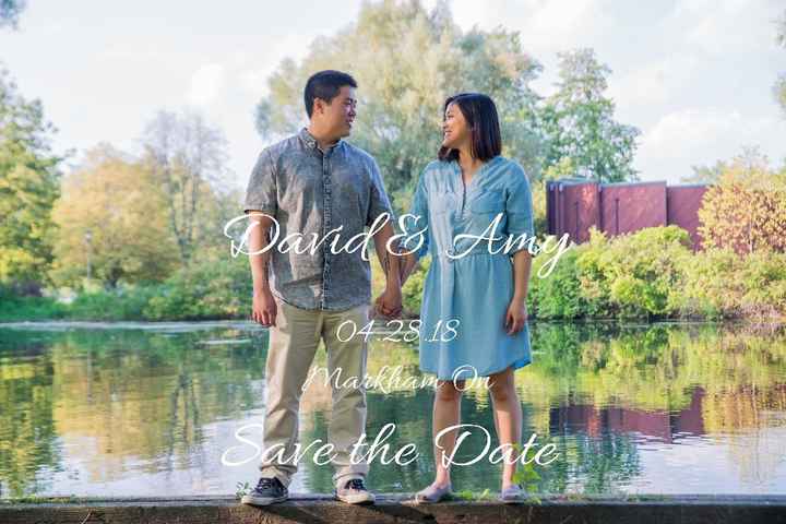 Let's see your Save the Dates! - 1