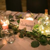 Bottle lights and some candles