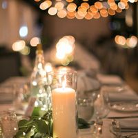 String lights in the greenery!