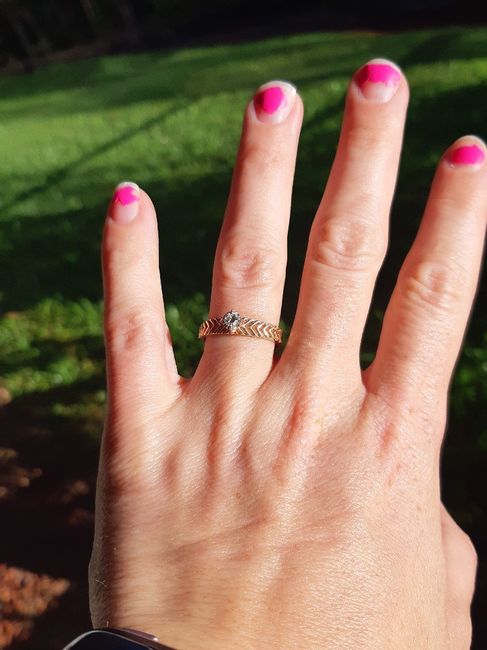 Did you help your fiancé(e) pick your engagement ring? 2