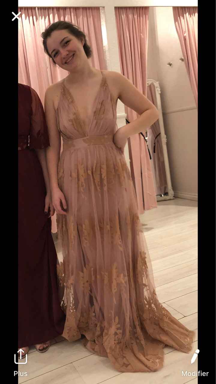 Boho bridesmaid dress Calgary - 1