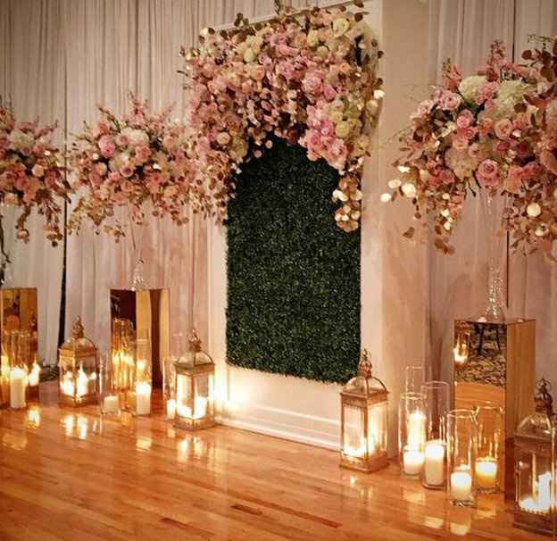 Floral Arch/Backdrop Altar - 1