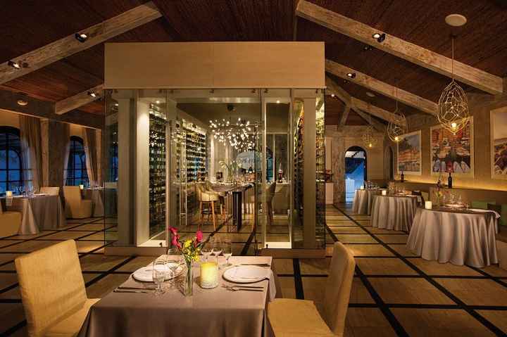 One of the restaurants