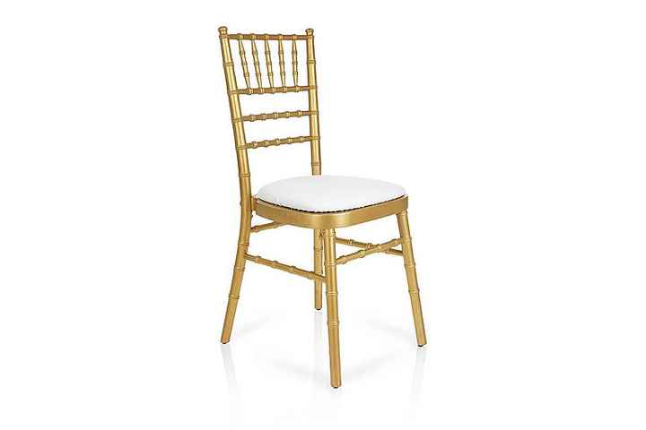 Gold Chiavari chair from Maid for the Bride