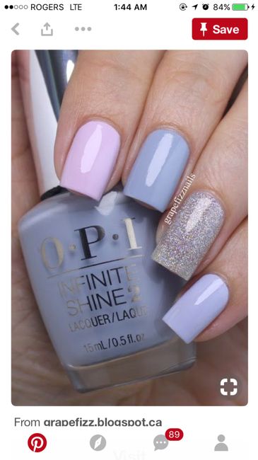 Show me your wedding day nail inspiration! - 3
