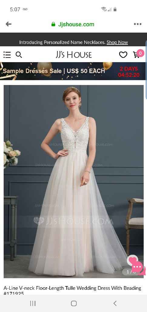 Sample wedding dress sale - 3