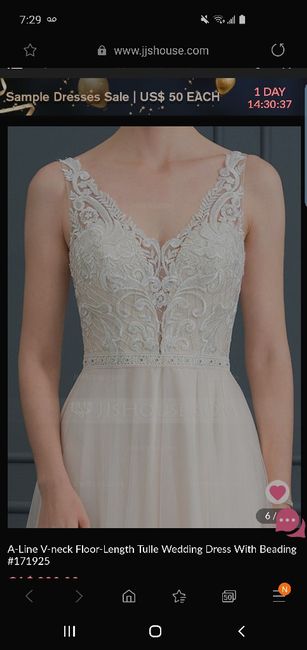 Sample wedding dress sale - 1