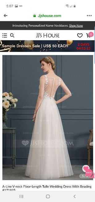 Sample wedding dress sale 2