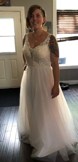 Did you match your wedding dress style to your venue? 1