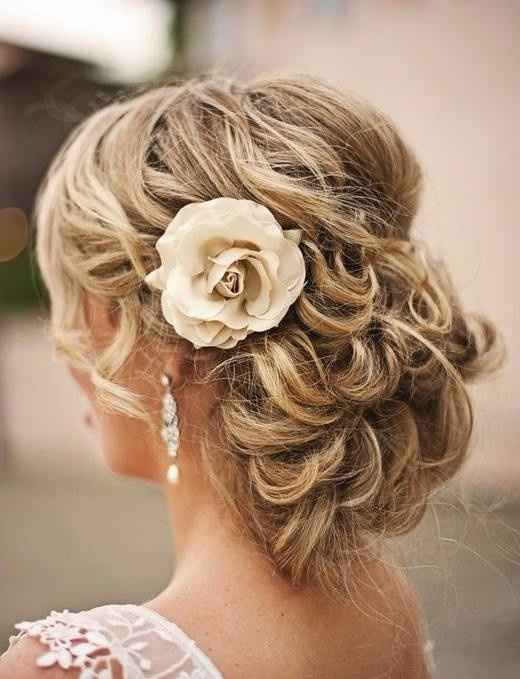 Curly up-do
