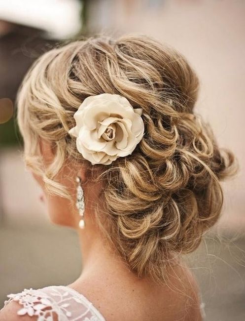 Curly up-do