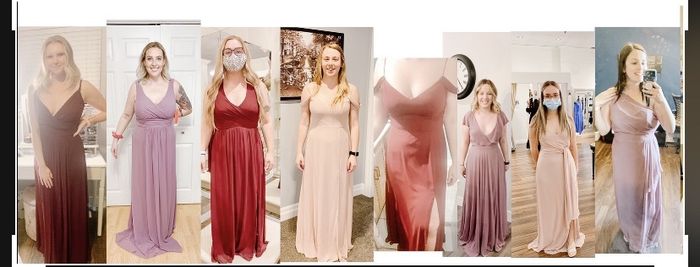 Show me your mismatched wedding party looks! 5