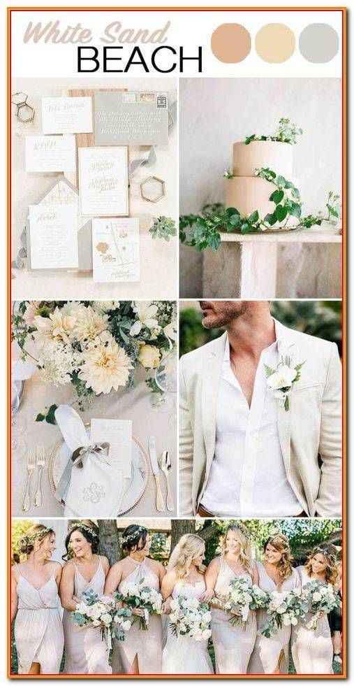 Beach Wedding Color Theme