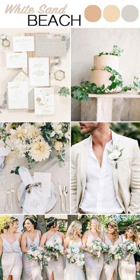 Beach Wedding Color Theme