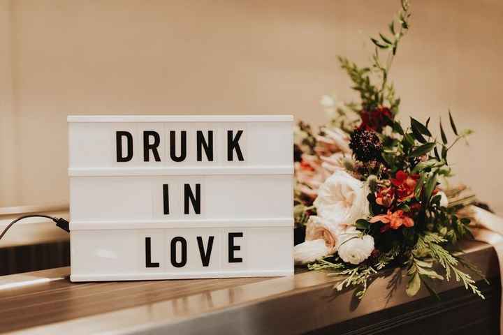wedding light box, drunk in love