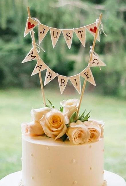 Are you DIYing your cake topper? 1