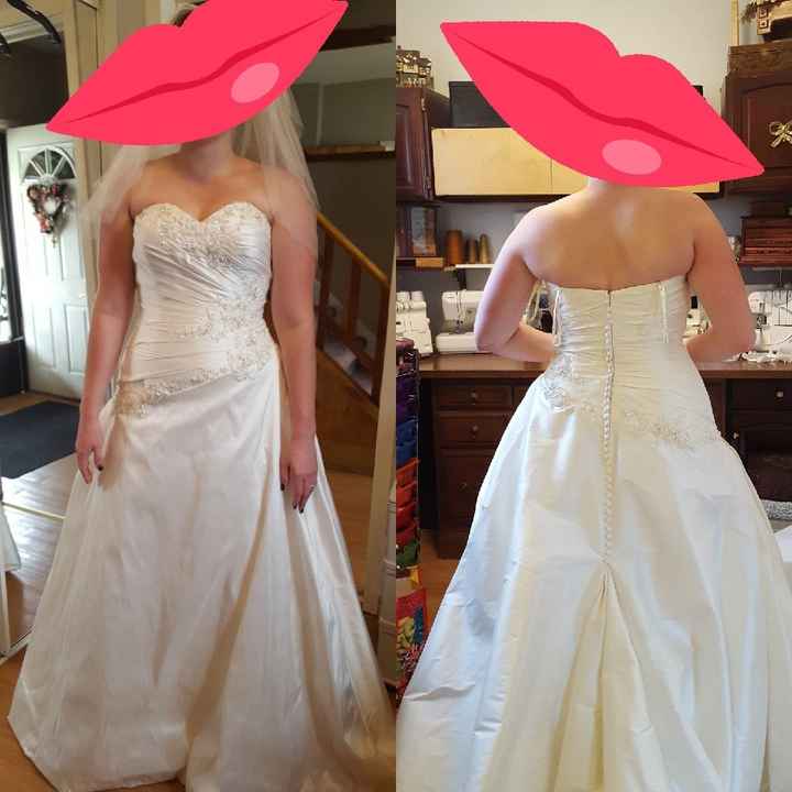  Second guessing my dress... only 2 weeks out ! - 1