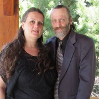 My handsome fiancé and I.