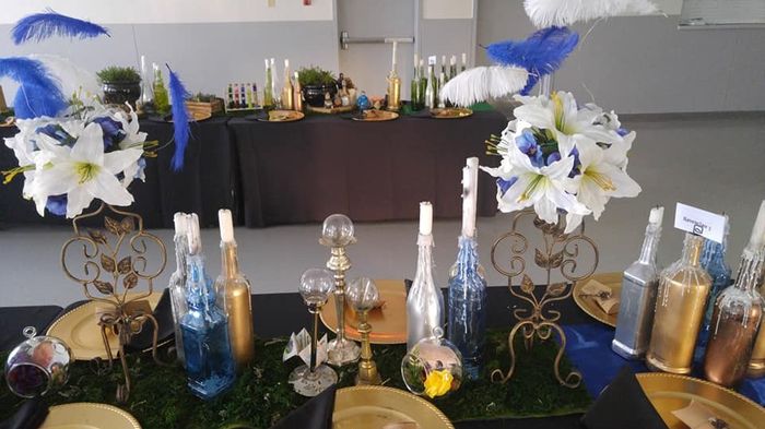 DIY Decor Ravenclaw tables