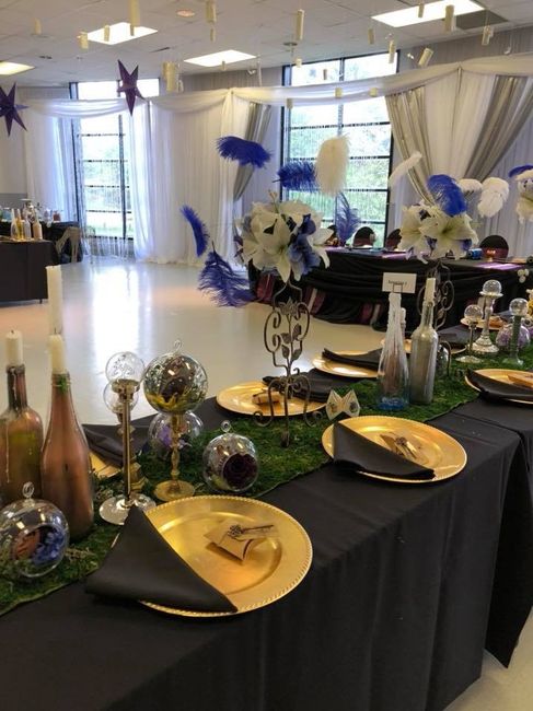 DIY Decor Ravenclaw tables
