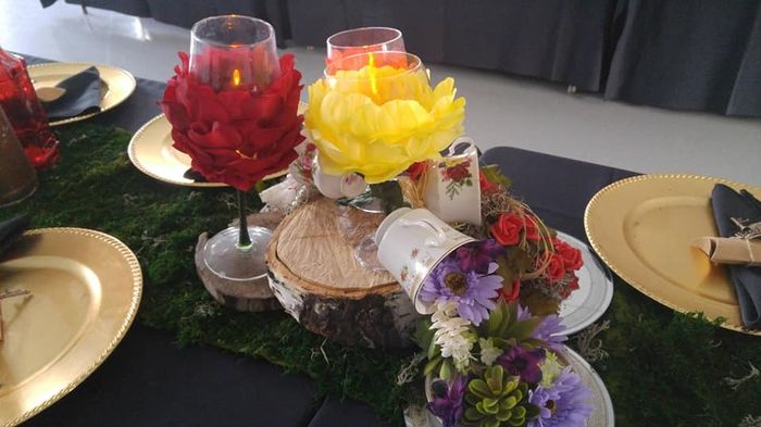 DIY Decor Gryffindor tables