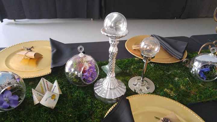 DIY Decor Ravenclaw tables