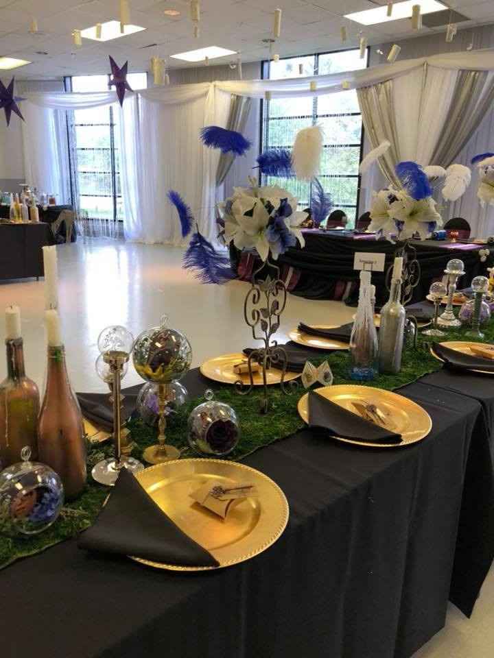 DIY Decor Ravenclaw tables