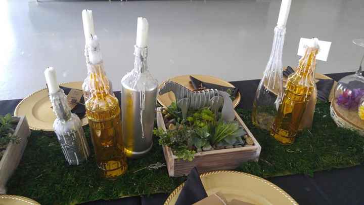 DIY Decor Hufflepuff tables