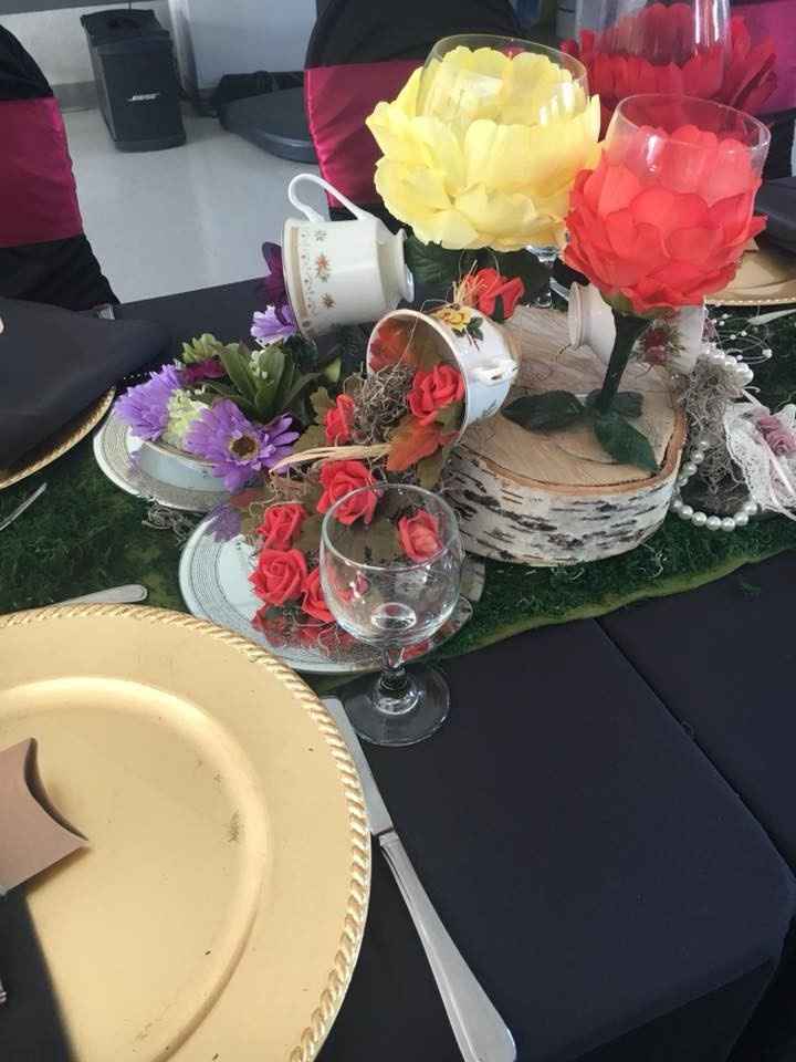 DIY Decor Gryffindor tables
