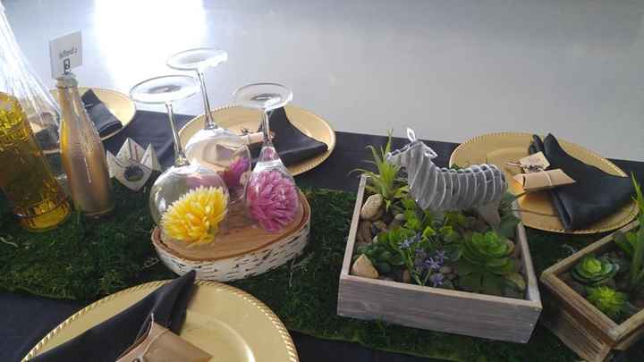 DIY Decor Hufflepuff tables
