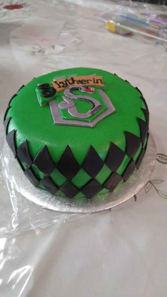 Slytherin wedding cake