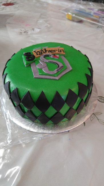 Slytherin wedding cake