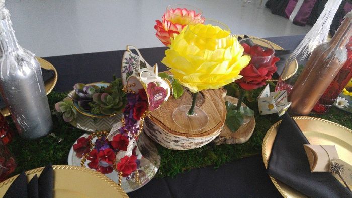 DIY Decor Gryffindor tables